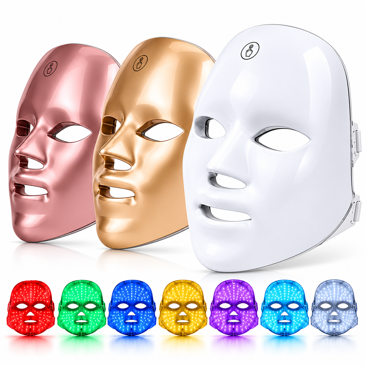 DermaGlow™ 7-Color LED Light Therapy Mask